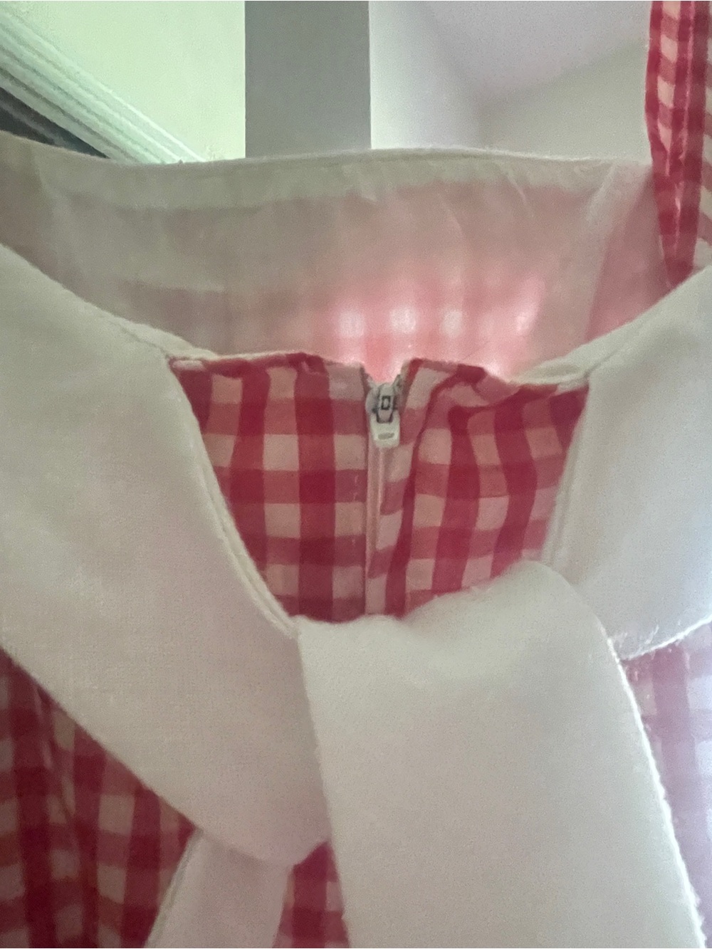 Lanz Originals Red and White Gingham Dress - Picture 9 of 9